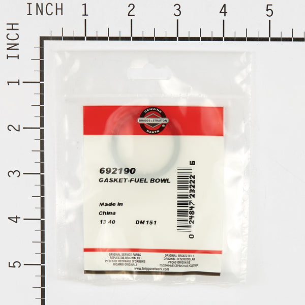 Briggs & Stratton 692190 Fuel Bowl Gasket