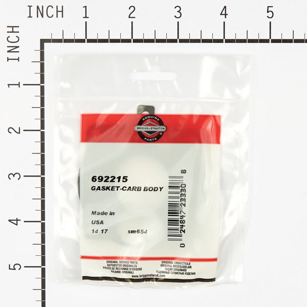 Briggs & Stratton 692215 Carburetor Body Gasket