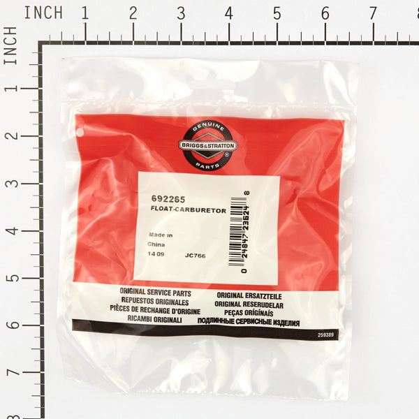 Briggs & Stratton 692265 Carburetor Float