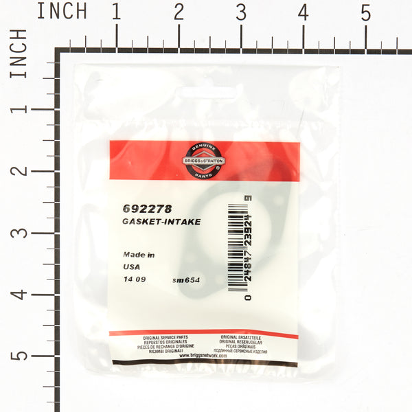 Briggs & Stratton 692278 Intake Gasket