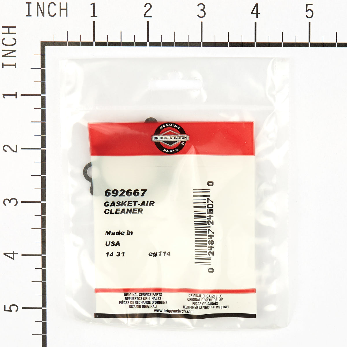Briggs & Stratton 692667 Air Cleaner Gasket