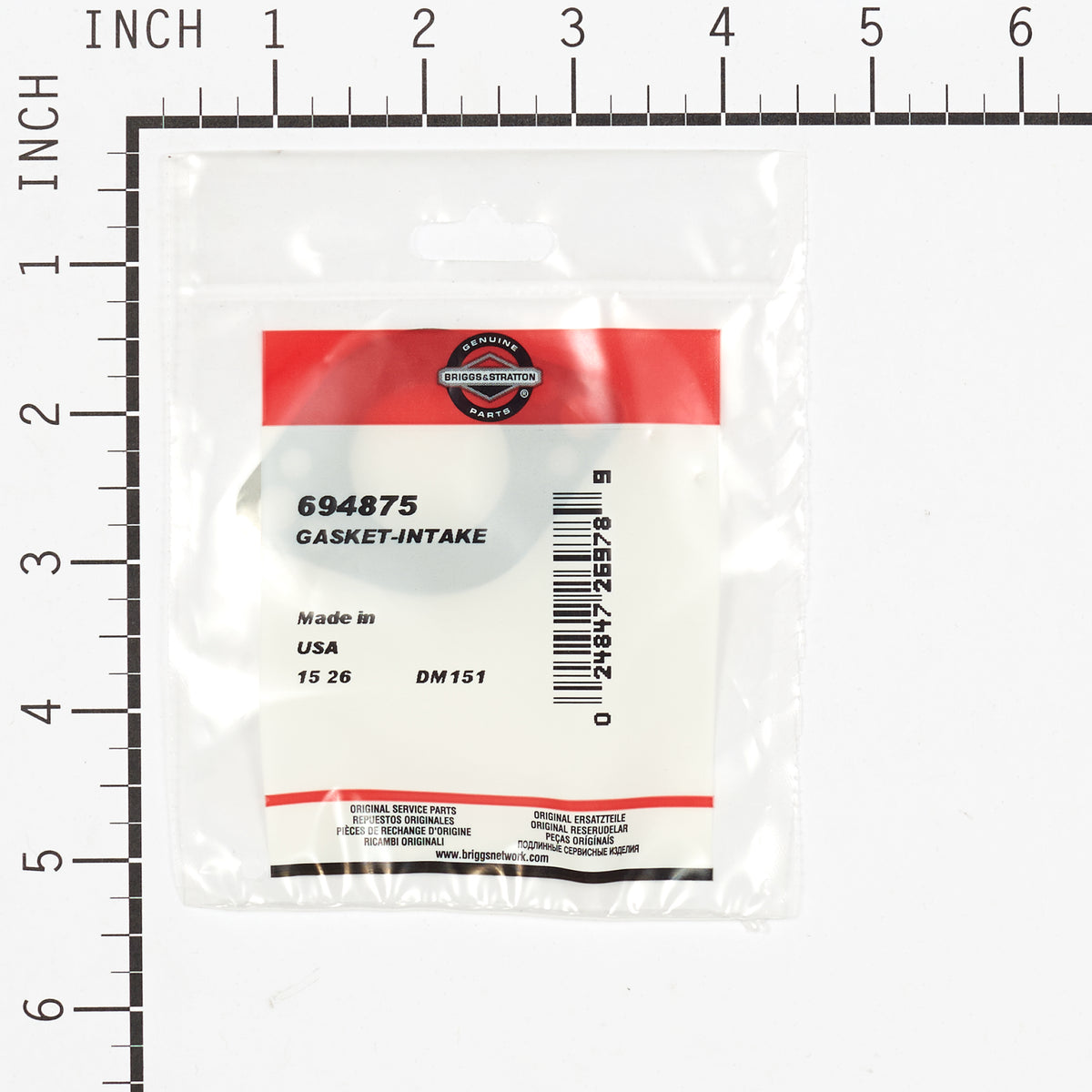 Briggs & Stratton 694875 Intake Gasket