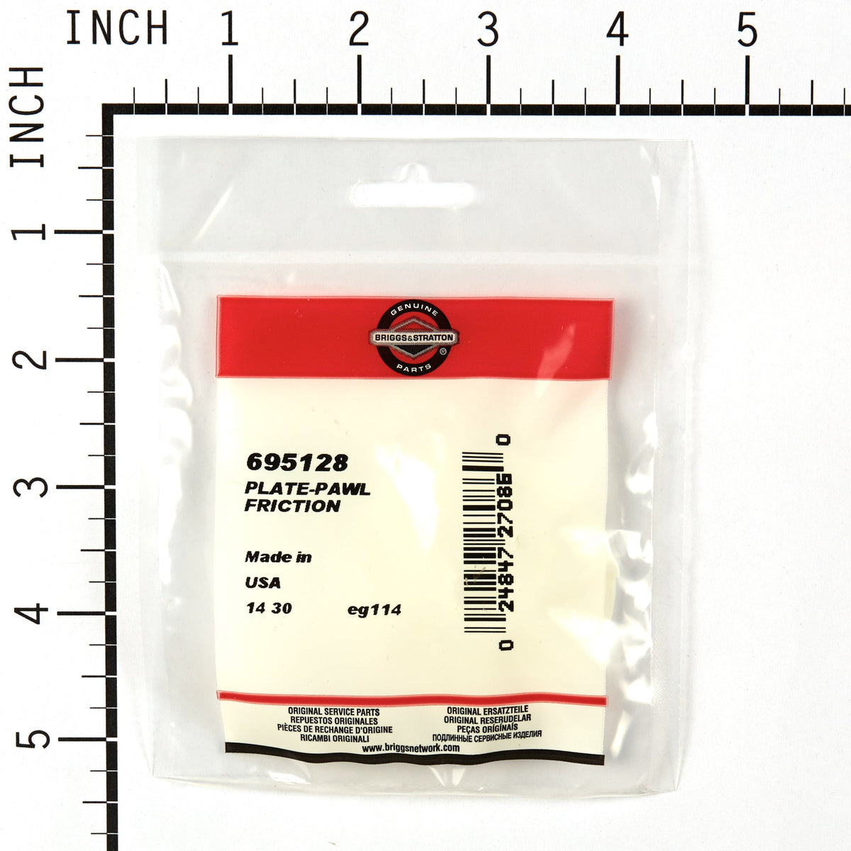 Briggs & Stratton 695128 Pawl Friction Plate