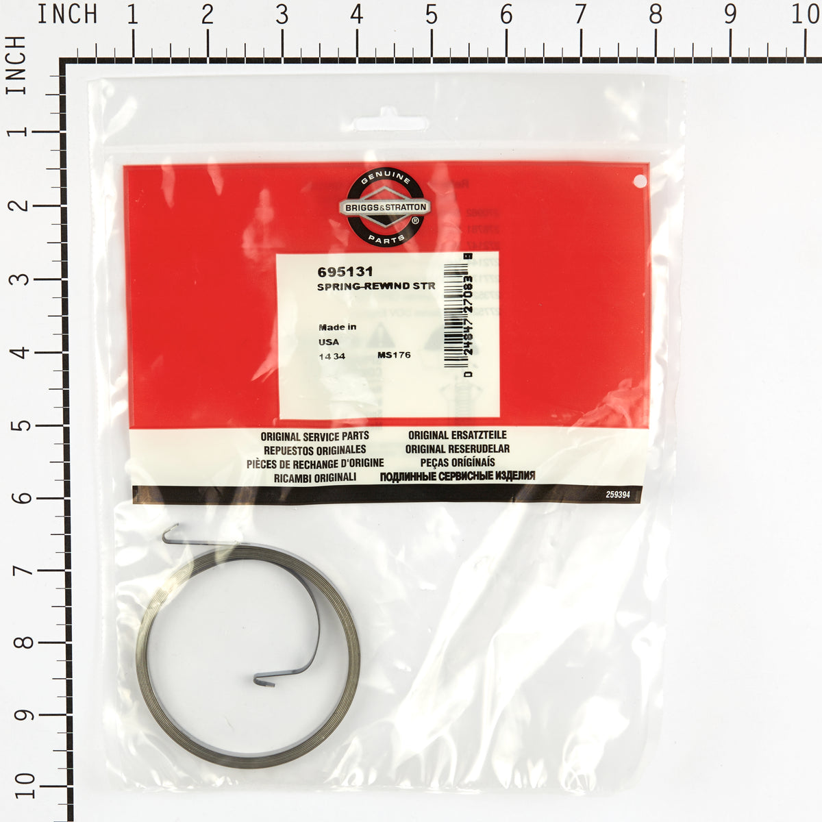 Briggs & Stratton 695131 Rewind Starter Spring
