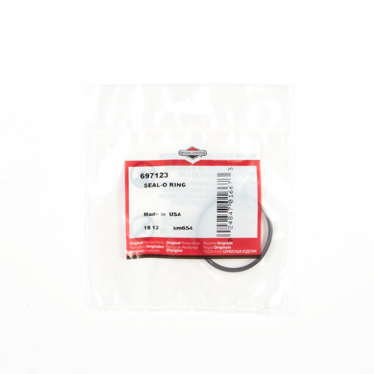 Briggs & Stratton 697123 O-Ring Seal