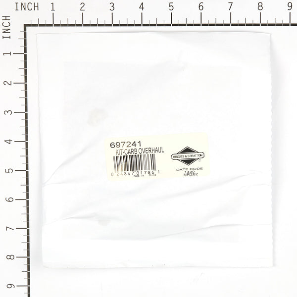 Briggs & Stratton 697241 Carburetor Overhaul Kit