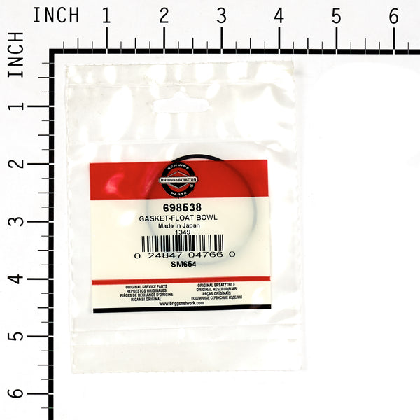 Briggs & Stratton 698538 Float Bowl Gasket