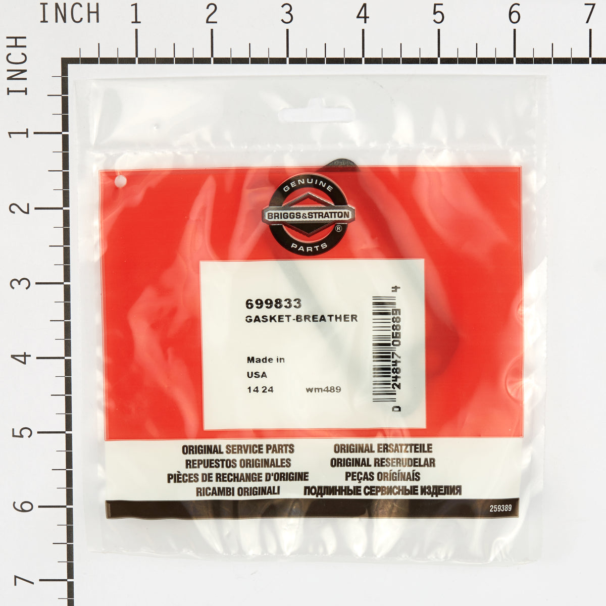 Briggs & Stratton 699833 Breather Gasket