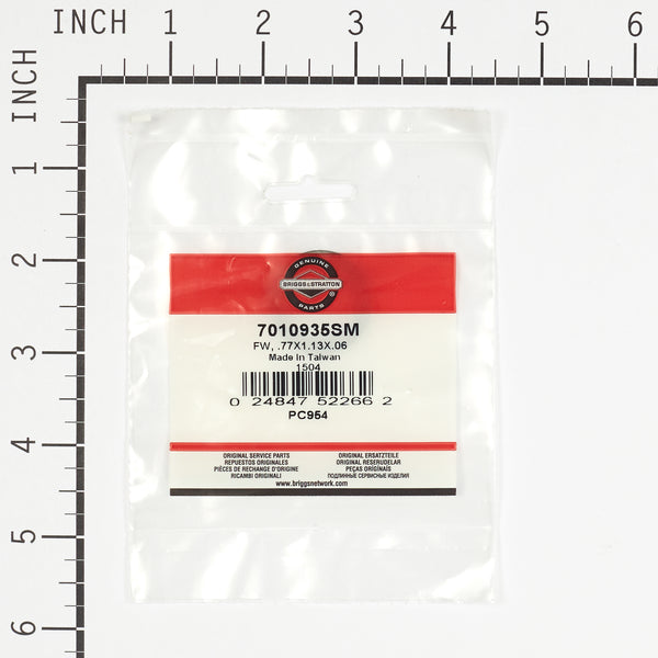 Briggs & Stratton 7010935SM Flat Washer - .77 x 1.13 x .06