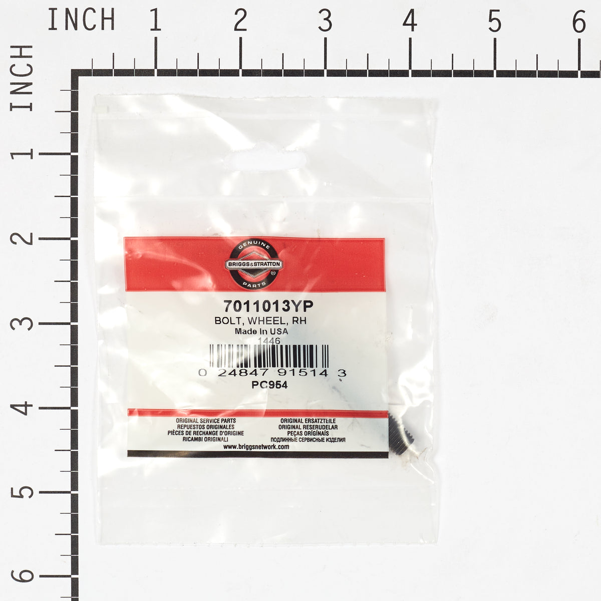 Briggs & Stratton 7011013YP Wheel Bolt - RH