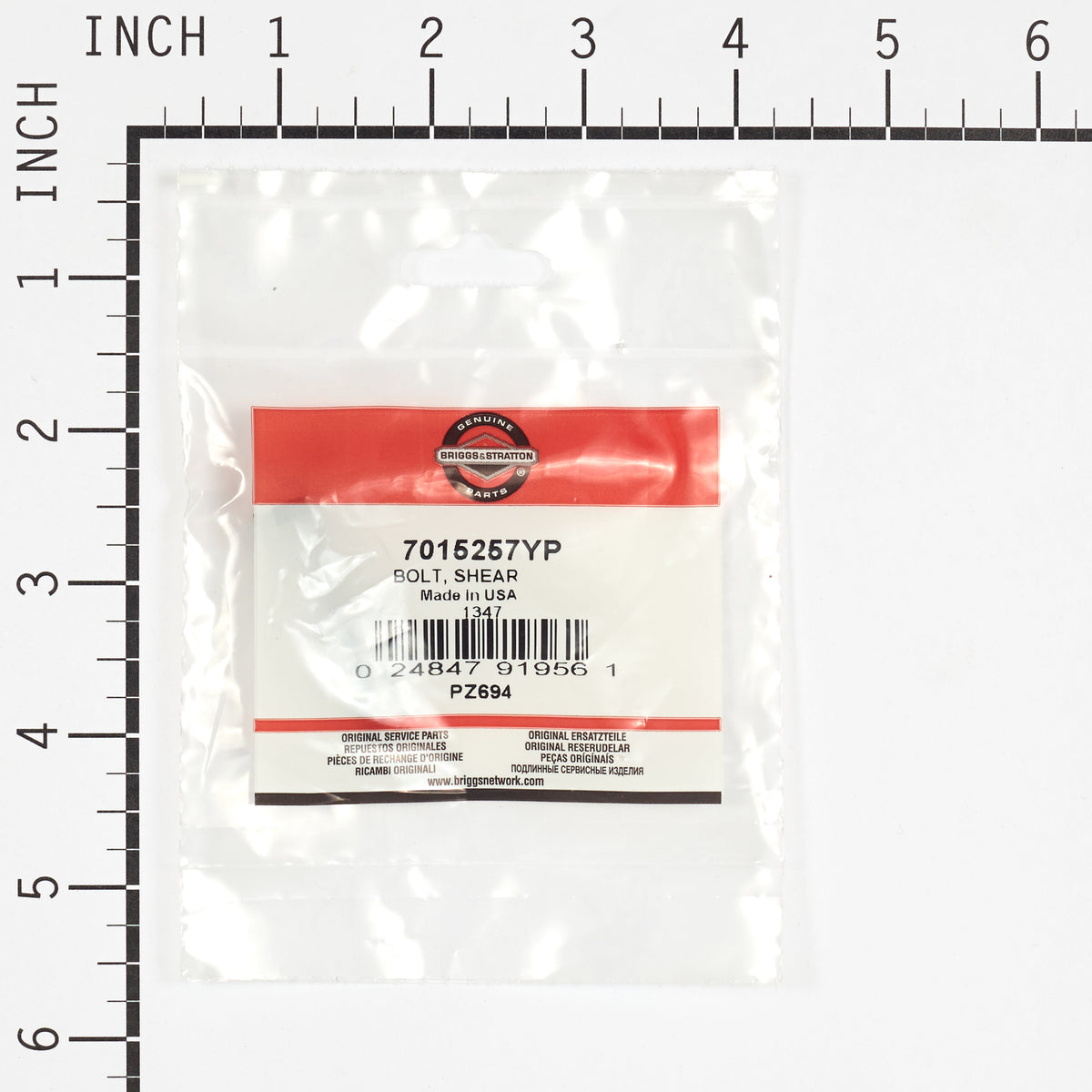 Briggs & Stratton 7015257YP Shear Bolt