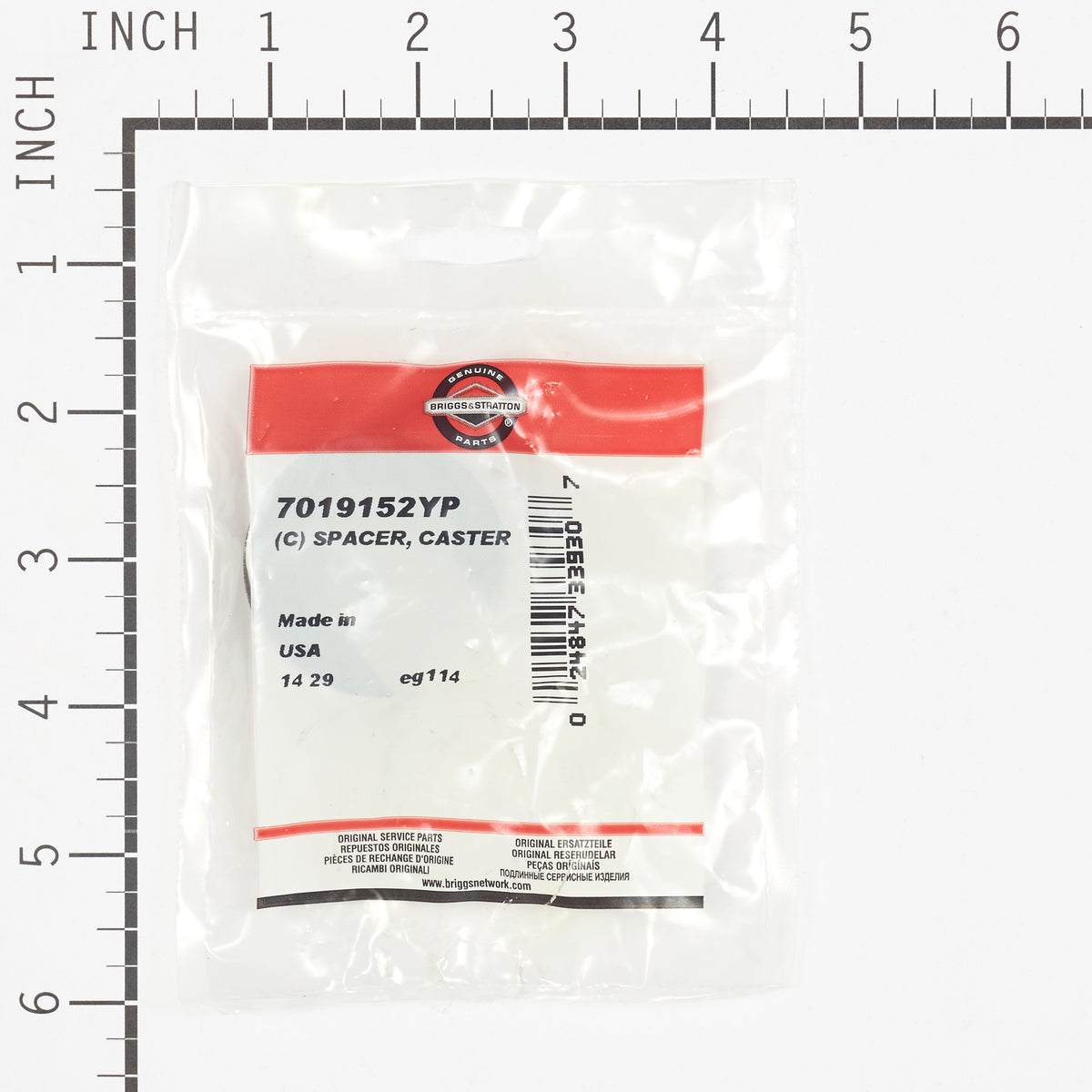 Briggs & Stratton 7019152YP Caster Spacer