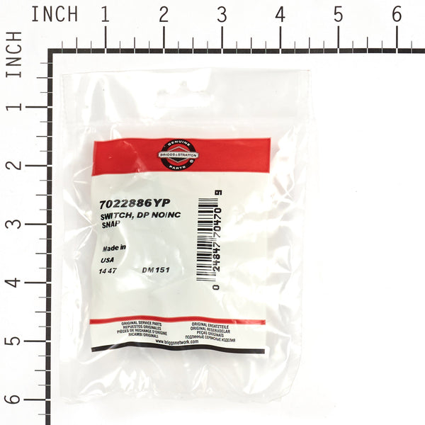 Briggs & Stratton 7022886YP SWITCH, DP NO/NC SNAP