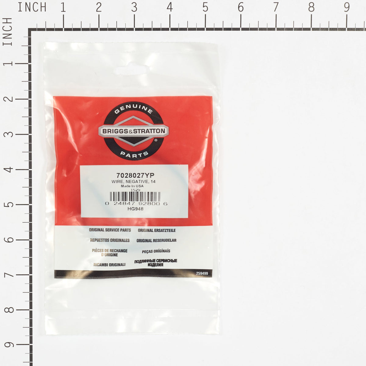 Briggs & Stratton 7028027YP Black Negative Cable