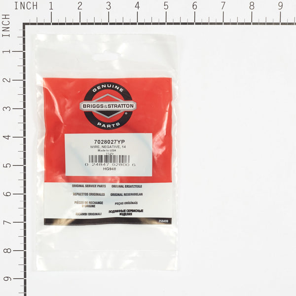 Briggs & Stratton 7028027YP Black Negative Cable