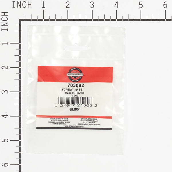 Briggs & Stratton 703062 Screw - 10-14