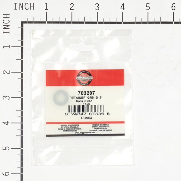 Briggs & Stratton 703297 RETAINER, GR5, 5/16