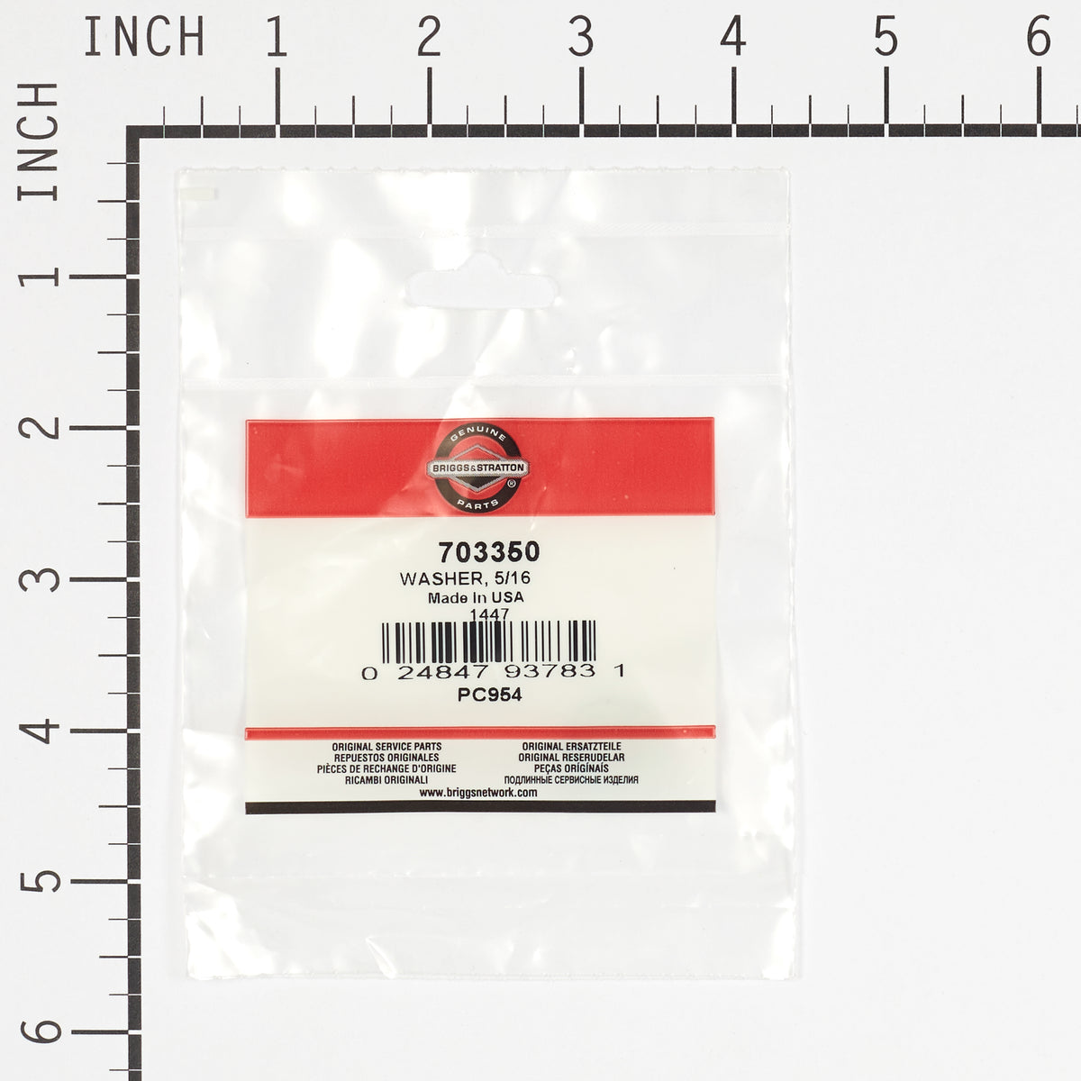 Briggs & Stratton 703350 Washer - 5/16
