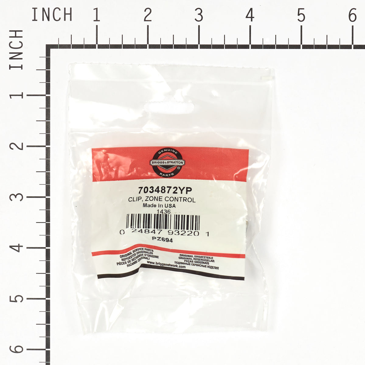 Briggs & Stratton 7034872YP CLIP, ZONE CONTROL