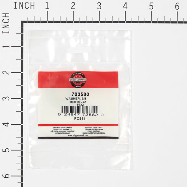 Briggs & Stratton 703580 Washer - 5/8