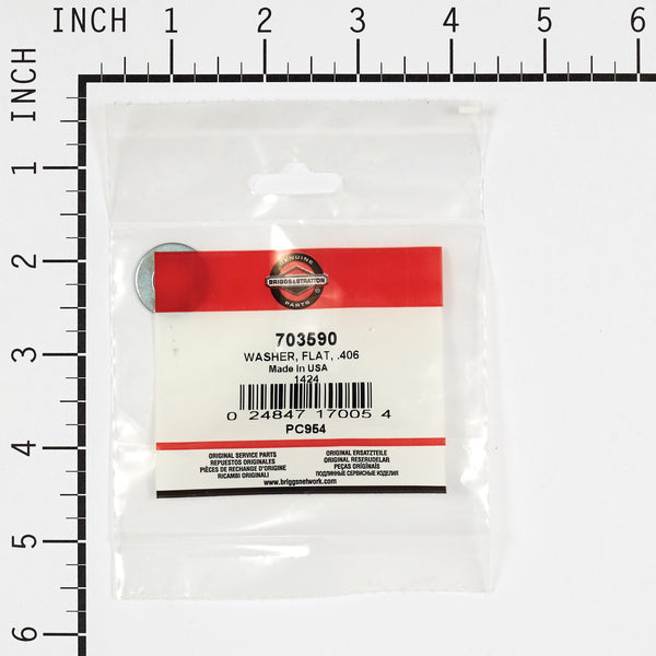 Briggs & Stratton 703590 Flat Washer - .406