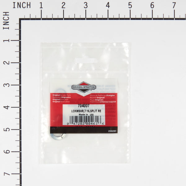 Briggs & Stratton 704007 LCKWSHR,7/16,SPLIT RE