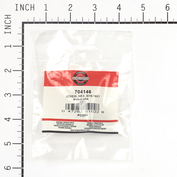 Briggs & Stratton 704146 Hex Screw - 5/16-18 x 1