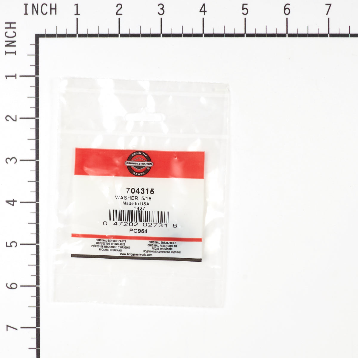 Briggs & Stratton 704315 Washer, 5/16"