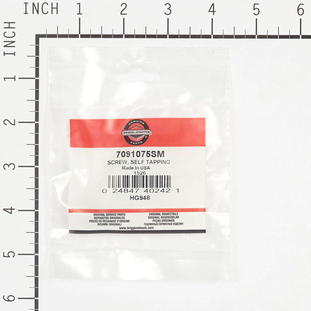 Briggs & Stratton 7091075SM Self Tapping Screw
