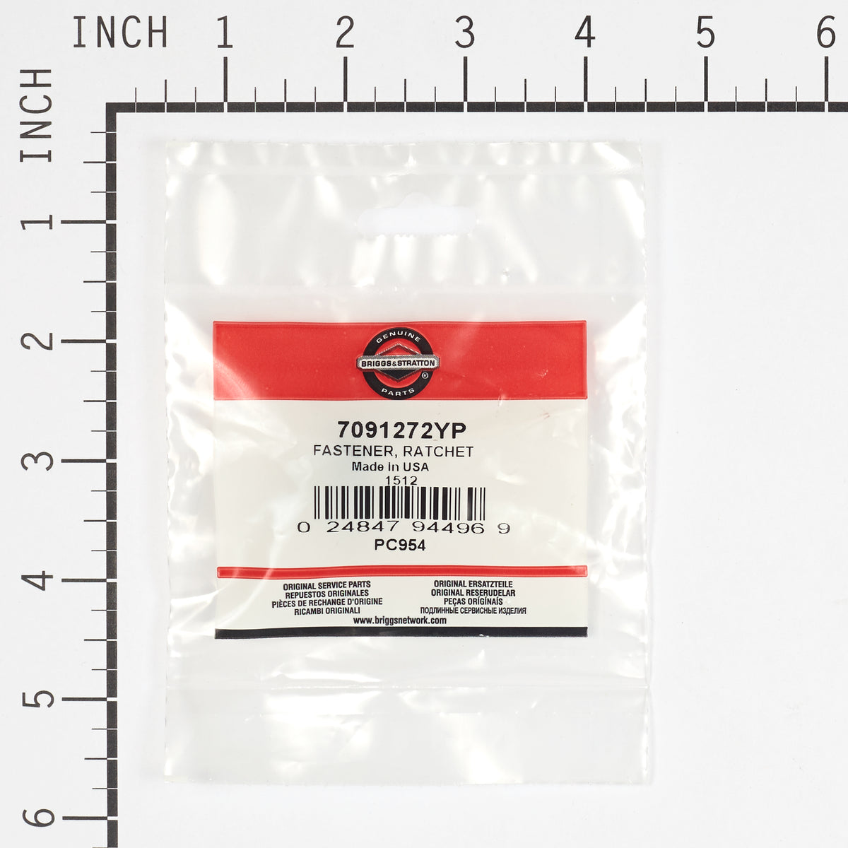 Briggs & Stratton 7091272YP FASTENER, RATCHET