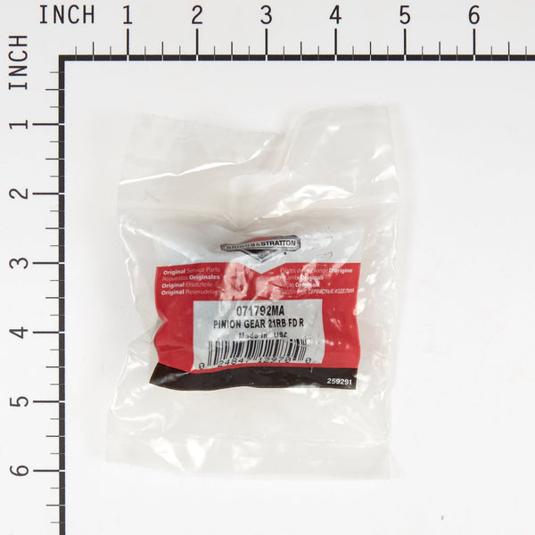 Briggs & Stratton 071792MA PINION GEAR 21RB FD R