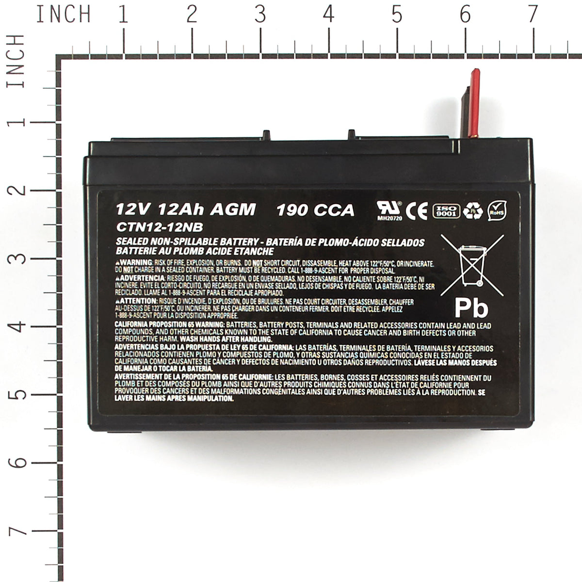 Briggs & Stratton 7600188YP Sealed Battery Kit