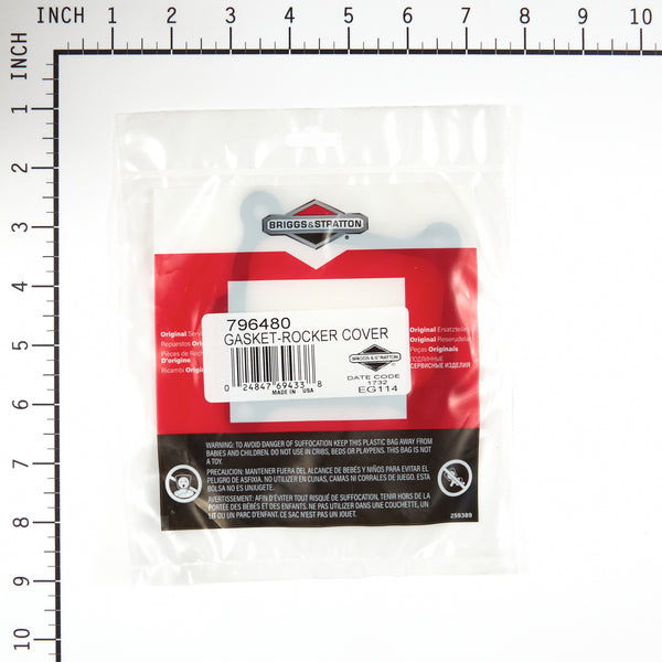 Briggs & Stratton 796480 Rocker Cover Gasket