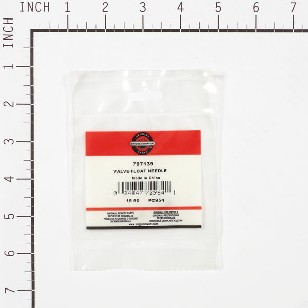 Briggs & Stratton 797139 Float Needle Valve
