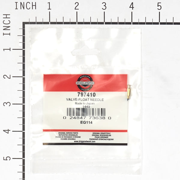 Briggs & Stratton 797410 Float Needle Valve