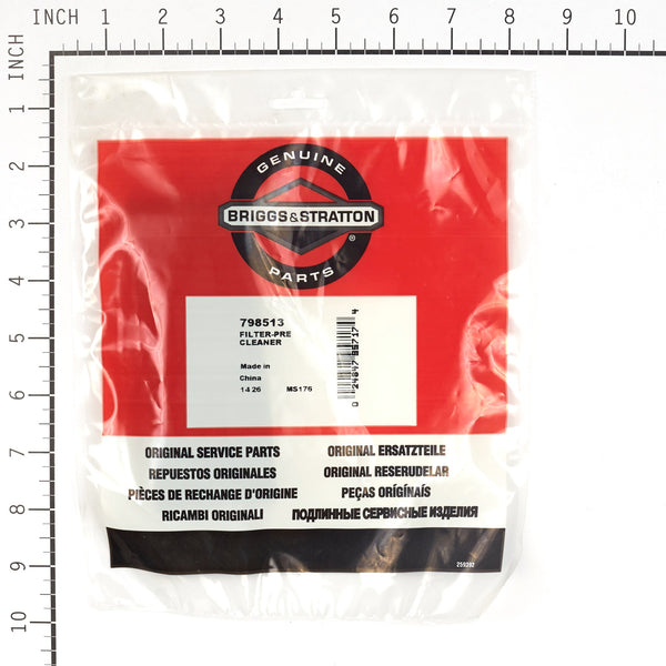 Briggs & Stratton 798513 Pre-Cleaner Filter