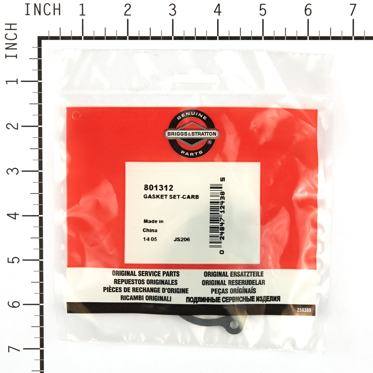 Briggs & Stratton 801312 Carburetor Gasket Set