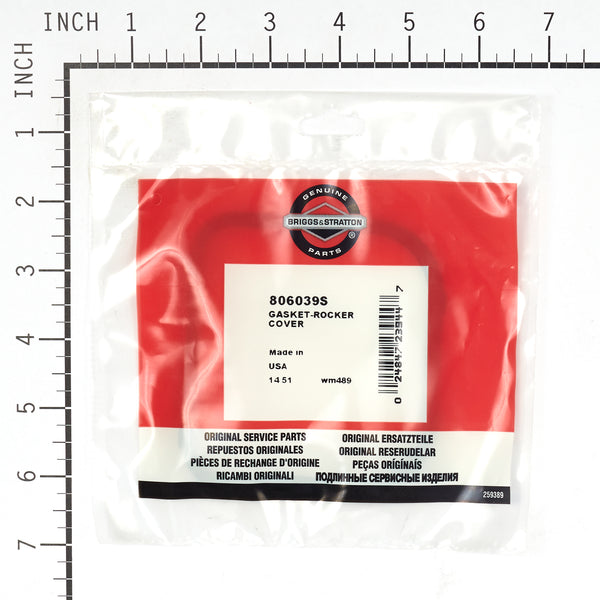 Briggs & Stratton 806039S Rocker Cover Gasket