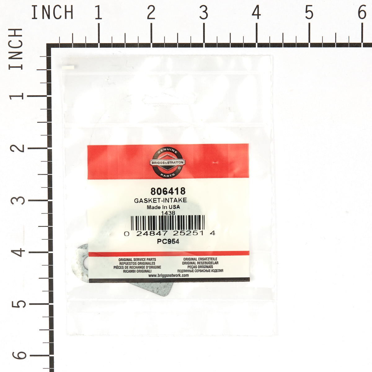 Briggs & Stratton 806418 Intake Gasket
