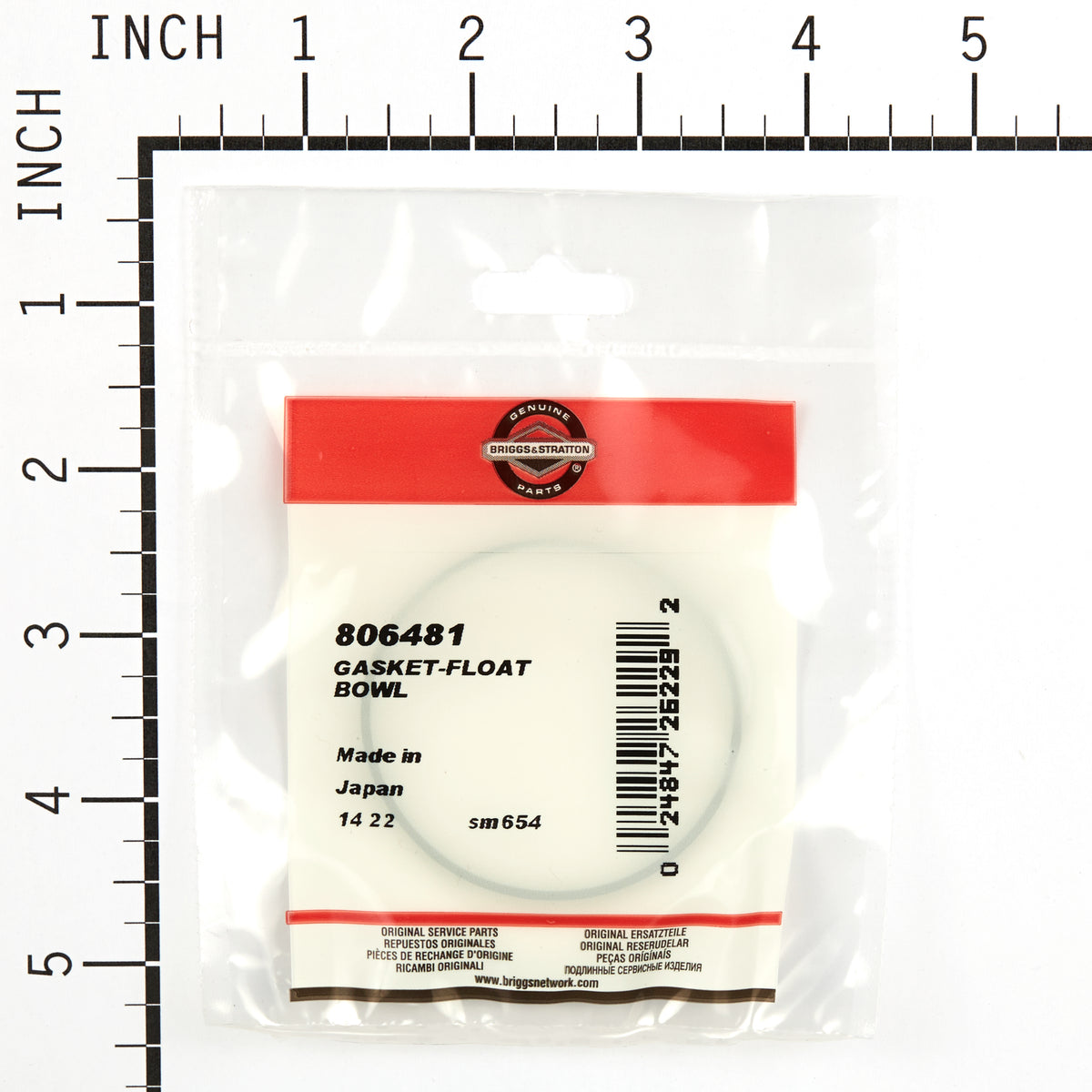 Briggs & Stratton 806481 Float Bowl Gasket