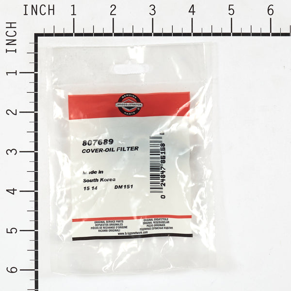 Briggs & Stratton 807689 Oil Filter Cover