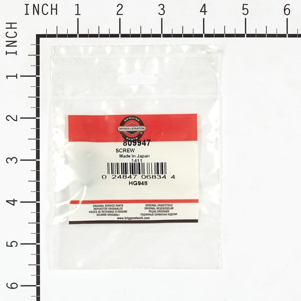 Briggs & Stratton 809947 Screw