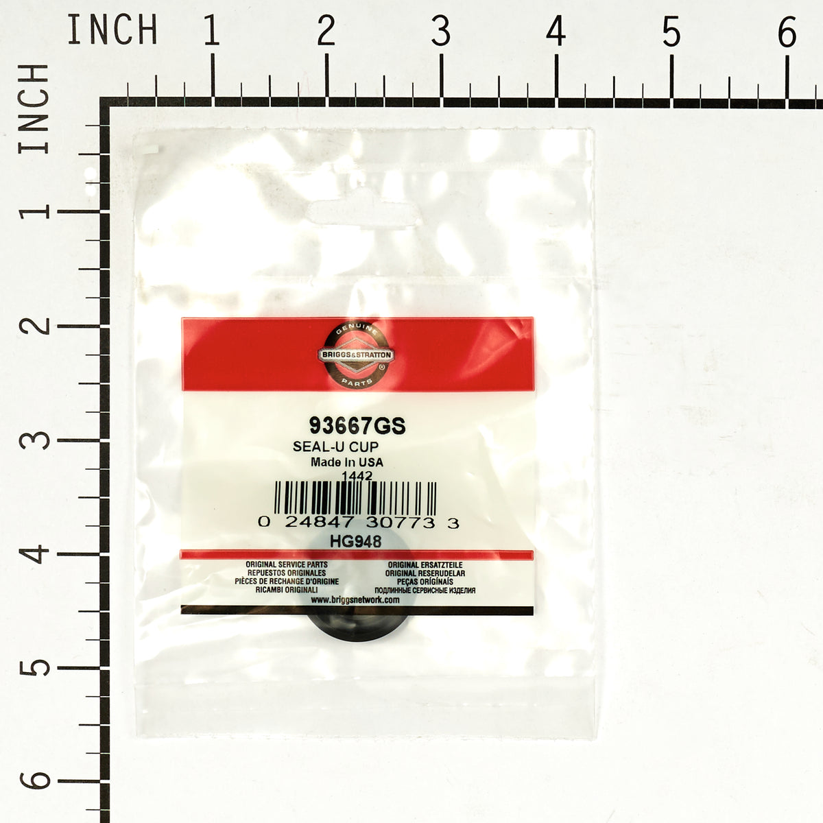 Briggs & Stratton 93667GS Lo-Pressure U-Pak Seal