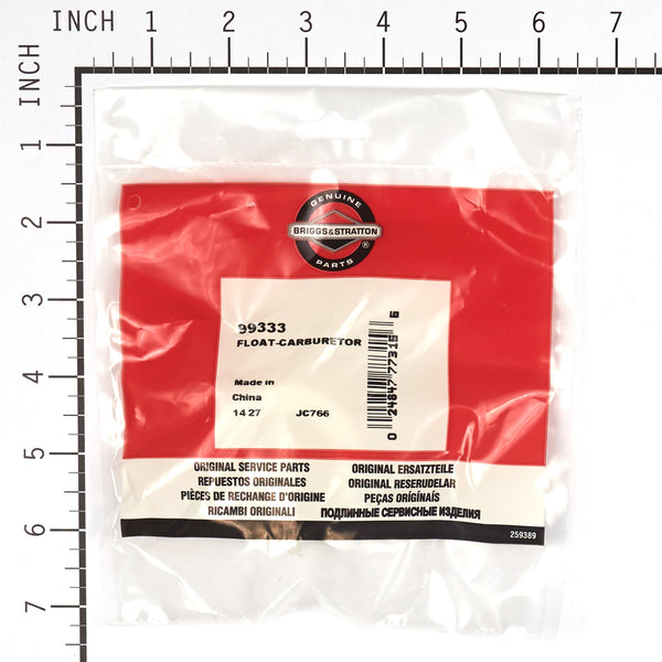 Briggs & Stratton 99333 Carburetor Float