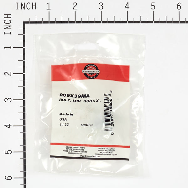 Briggs & Stratton 9X39MA Shoulder Bolt - 3/8-16