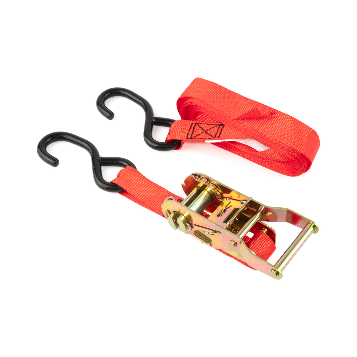 Cummins CS0021 1" x 15' Premium Ratchet Strap w/ S-Hook