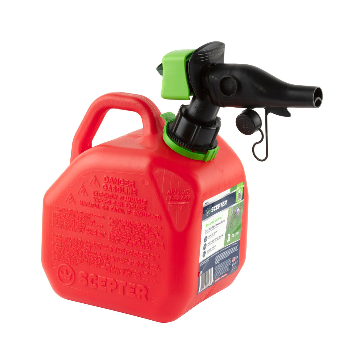 Scepter FR1G101 Smart Control Gas Can, 1 Gallon