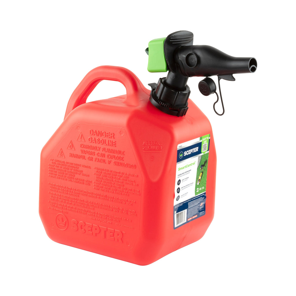 Scepter FR1G201 Smart Control Gas Can, 2 Gallon
