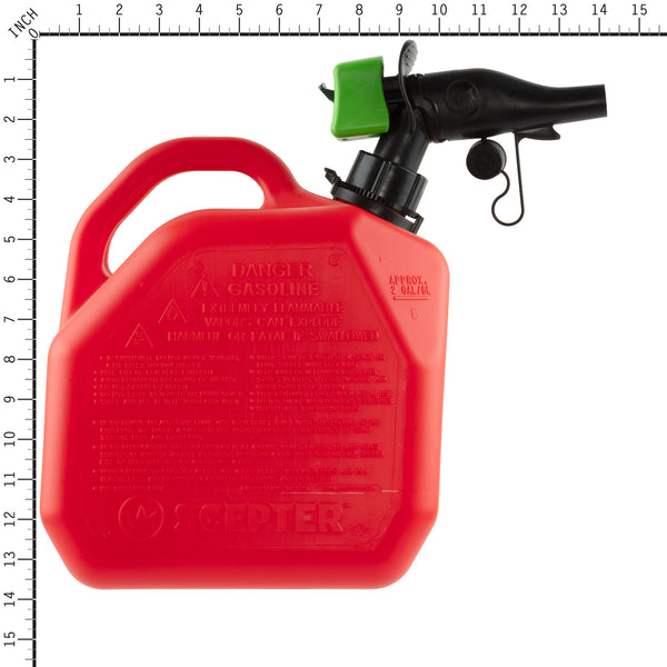 Scepter FR1G201 4-Pack Smart Control Gas Cans, 2 Gallon