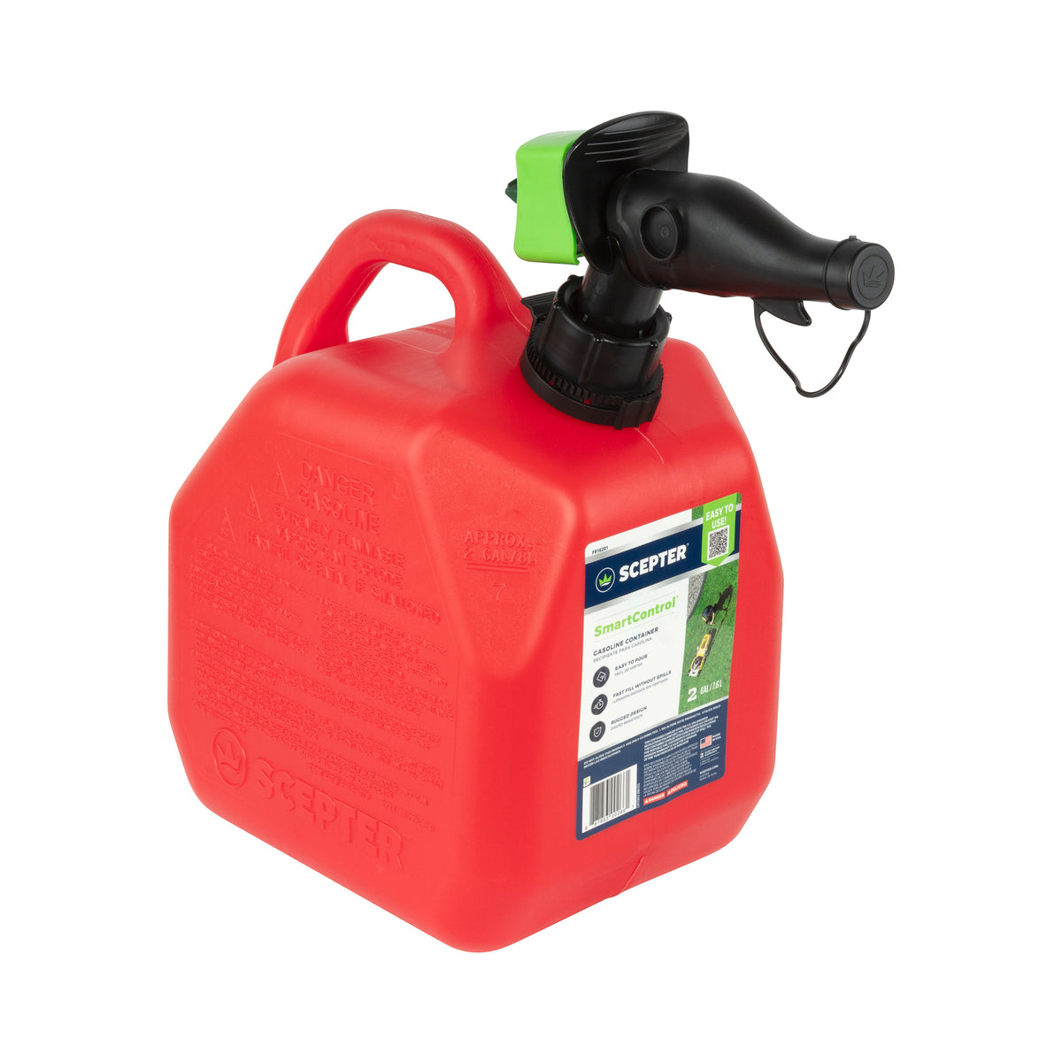 Scepter FR1G253 Smart Control Gas Can, 2 Gallon